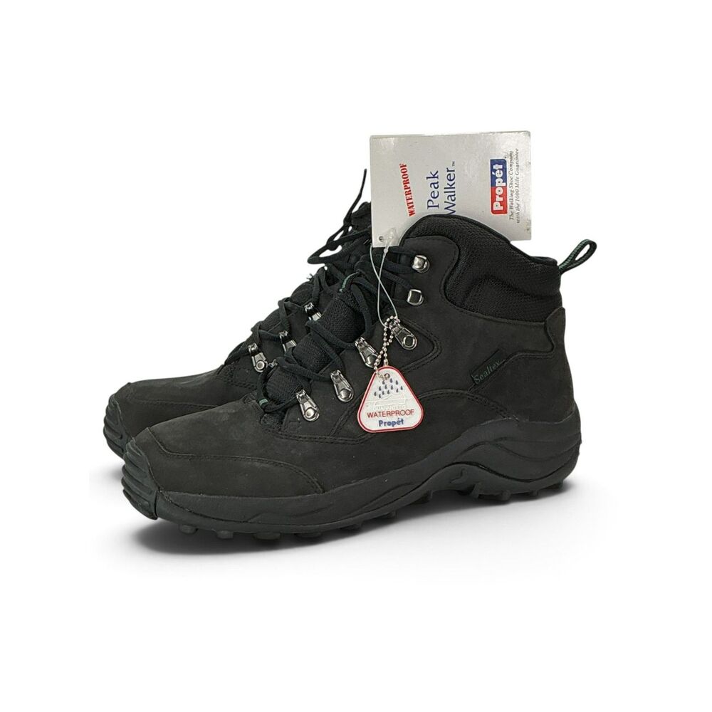 Propet Womens Peak Walker Waterproof Leather Hiking Boots Size 9.5 2E Extra Wide